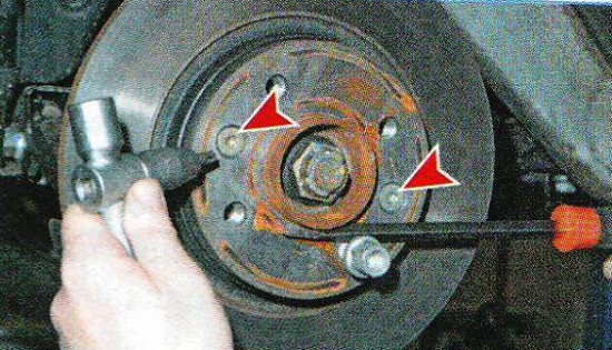 Как поменять тормозные диски на рено логан