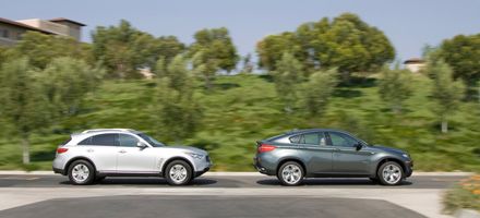 Присвоив право называться первым полноприводным купе, BMW X6 вынудило Infiniti FX примерить роль догоняющего